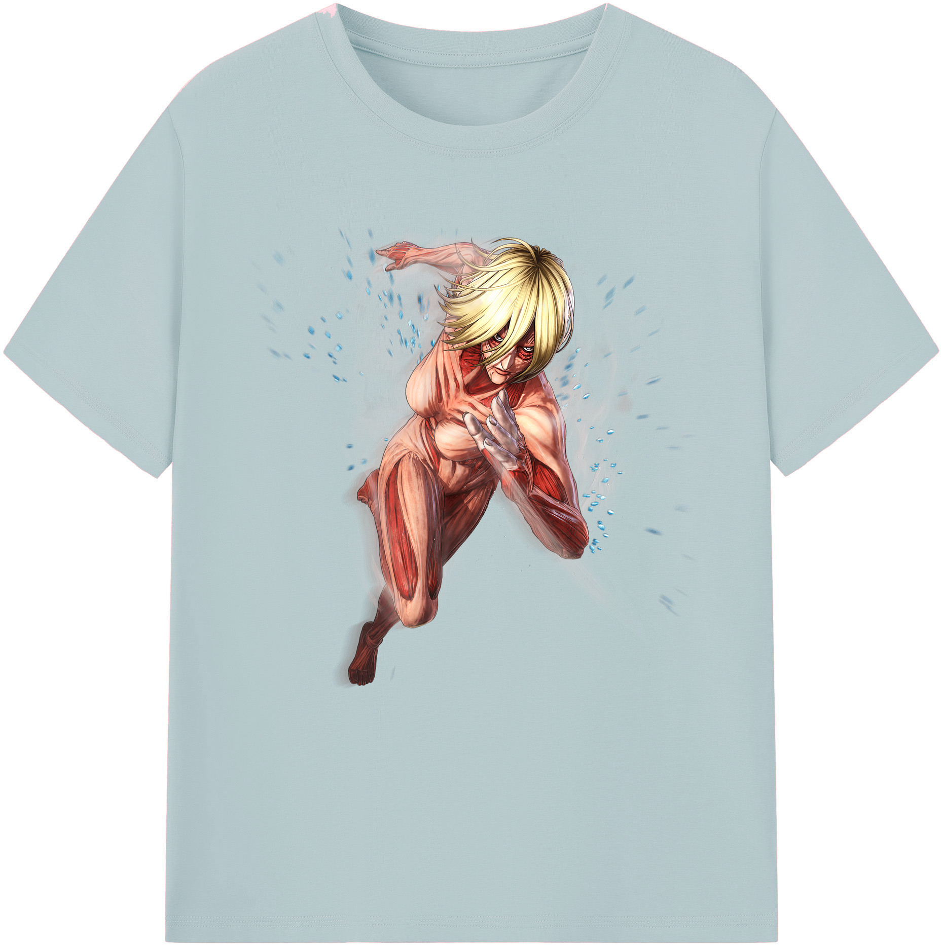 （画像用） 進撃の巨人 Attack on Titan 綿100％半袖Tシャツ（フロントプリント）